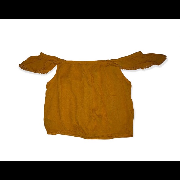Lightweight ambiance mustard colour top boho - Picture 2 of 3